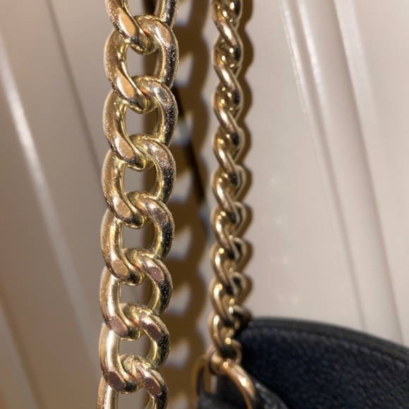 Karl Lagerfeld Paris Flow Embossed Black Medium Sized Purse - Picture 9 of 12